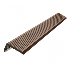 Уголок торцевой Harvex ШОКОЛАД к террасной доске, длина 3 метра